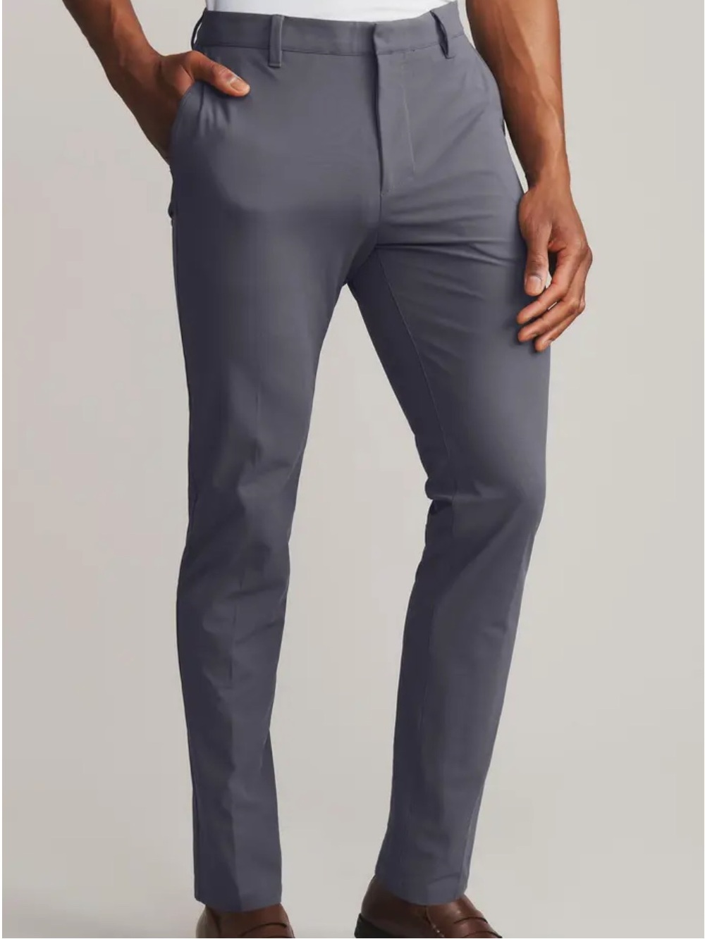Nordstrom Slim Chinos in Dark Gray